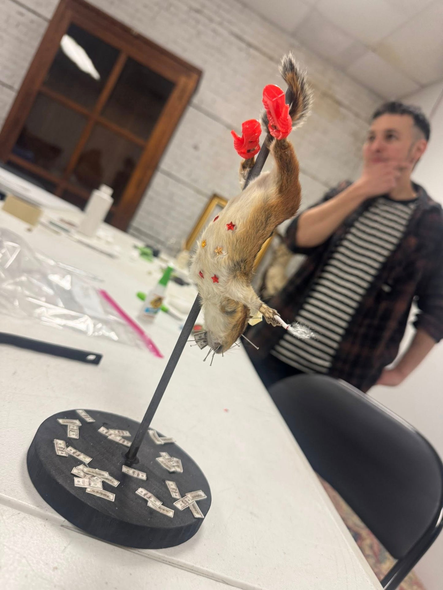 1 "Exotic Dancer" Chipmunk Taxidermy Class Ticket